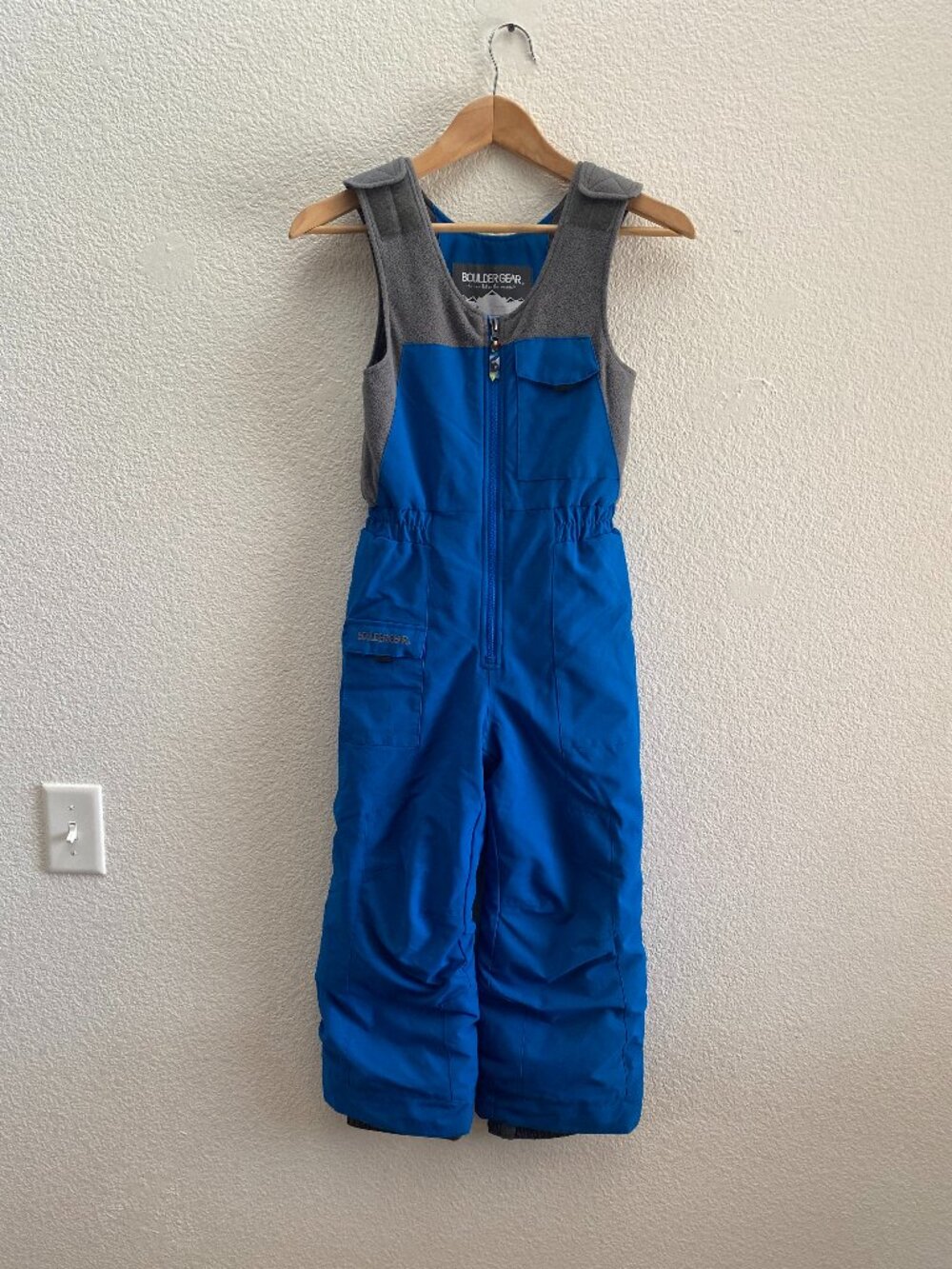 Boulder Gear Nestor Bib Snow Pants Boys Size 7 / 20 Inch Inseam Snow Ski Outdoor